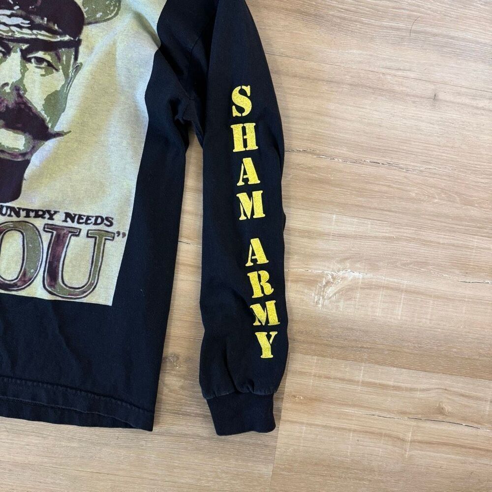 Vintage Sham 69 Your Country Needs You Long Sleeve Black Shirt Size M UK Punk - Picture 4 of 5